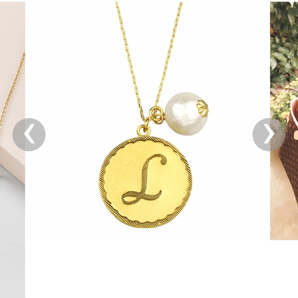 'H' John Wind Sorority Girl Initial Charm